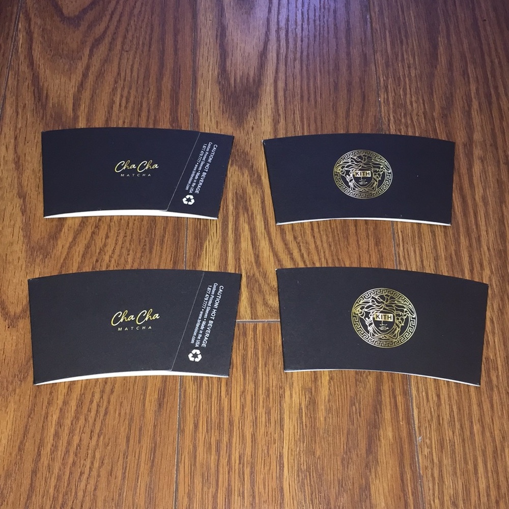Versace x Kith x Cha Cha Matcha Hot cup Sleeve!